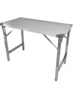 Kitchen hire / Folding Stainless Steel Prep Tables